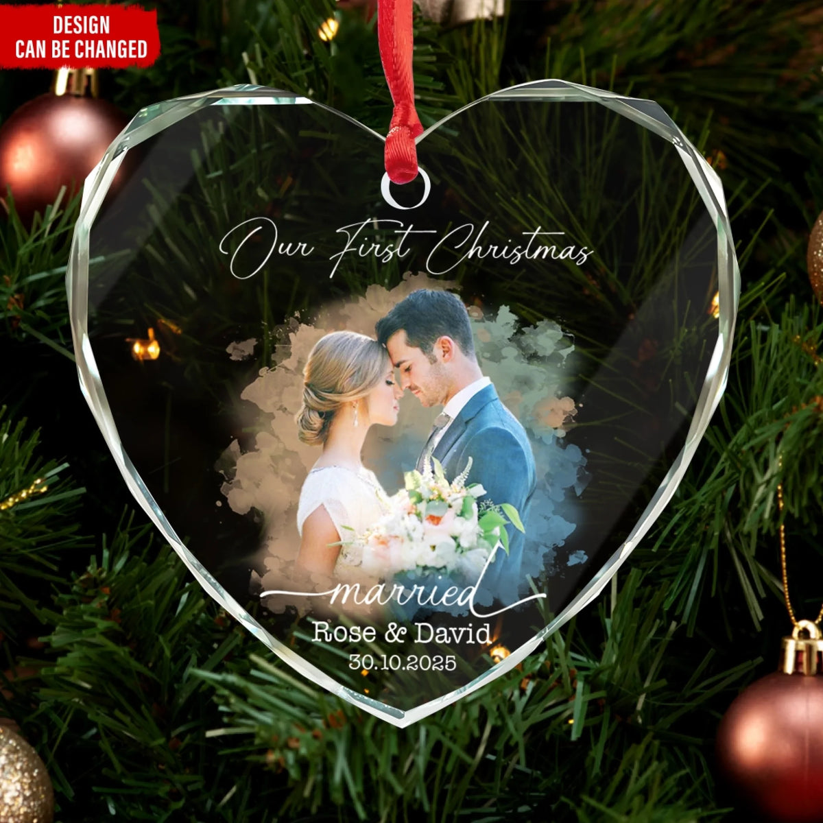 Our First Christmas Married mk ads