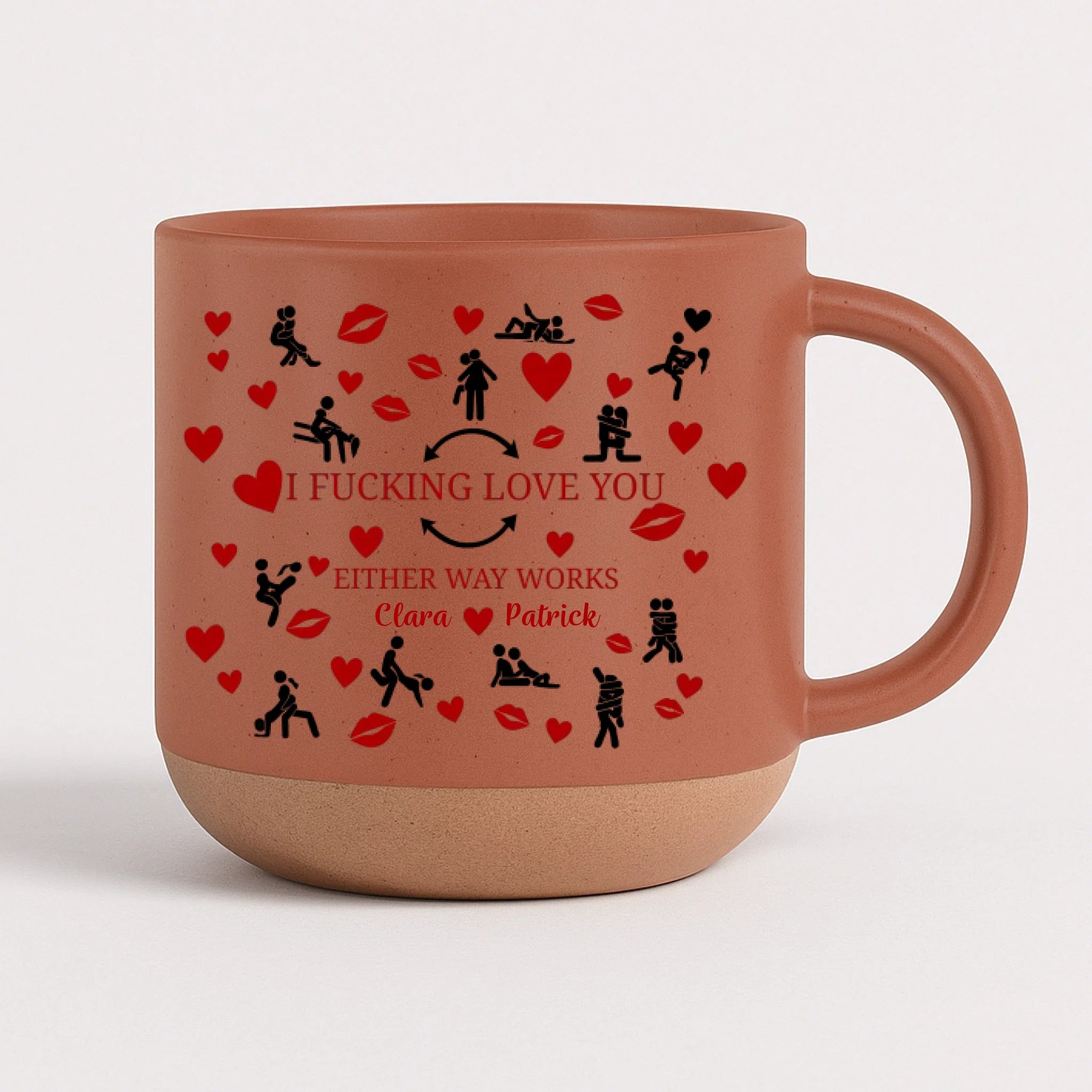 Pottery Mug - orange