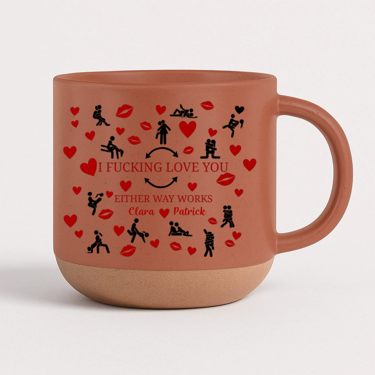 Pottery Mug - orange