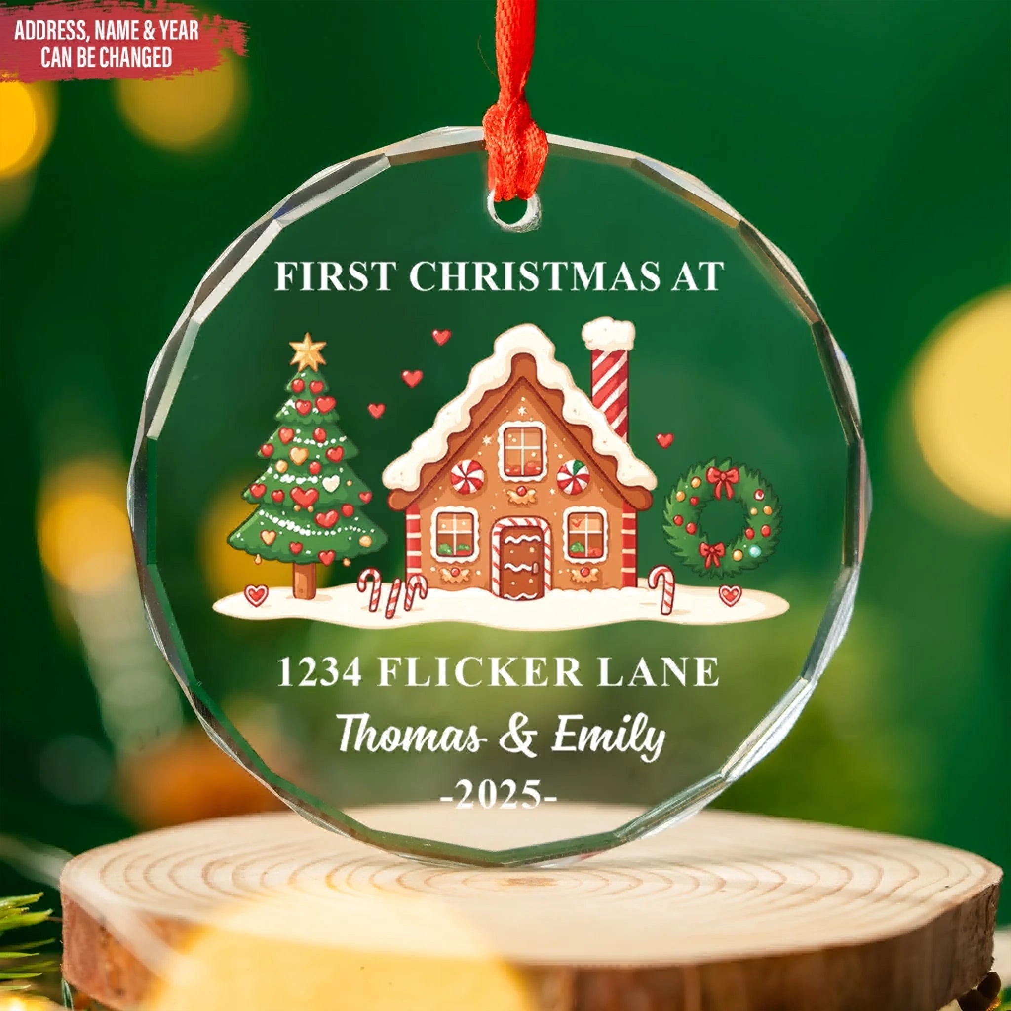 Custom First Christmas At New Home mk ads