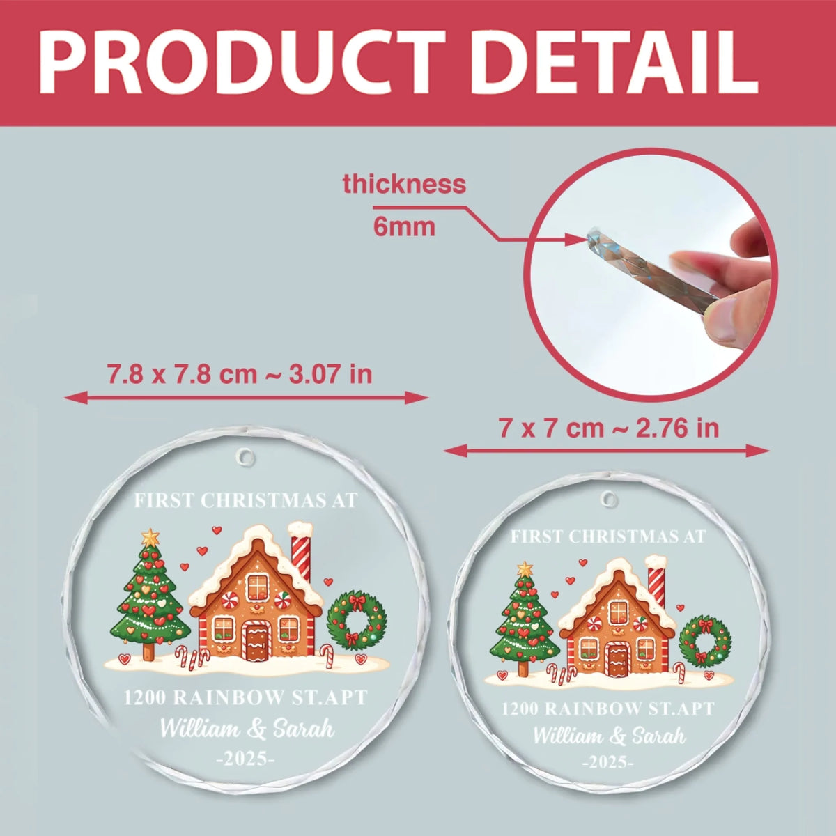 Custom First Christmas At New Home mk 5