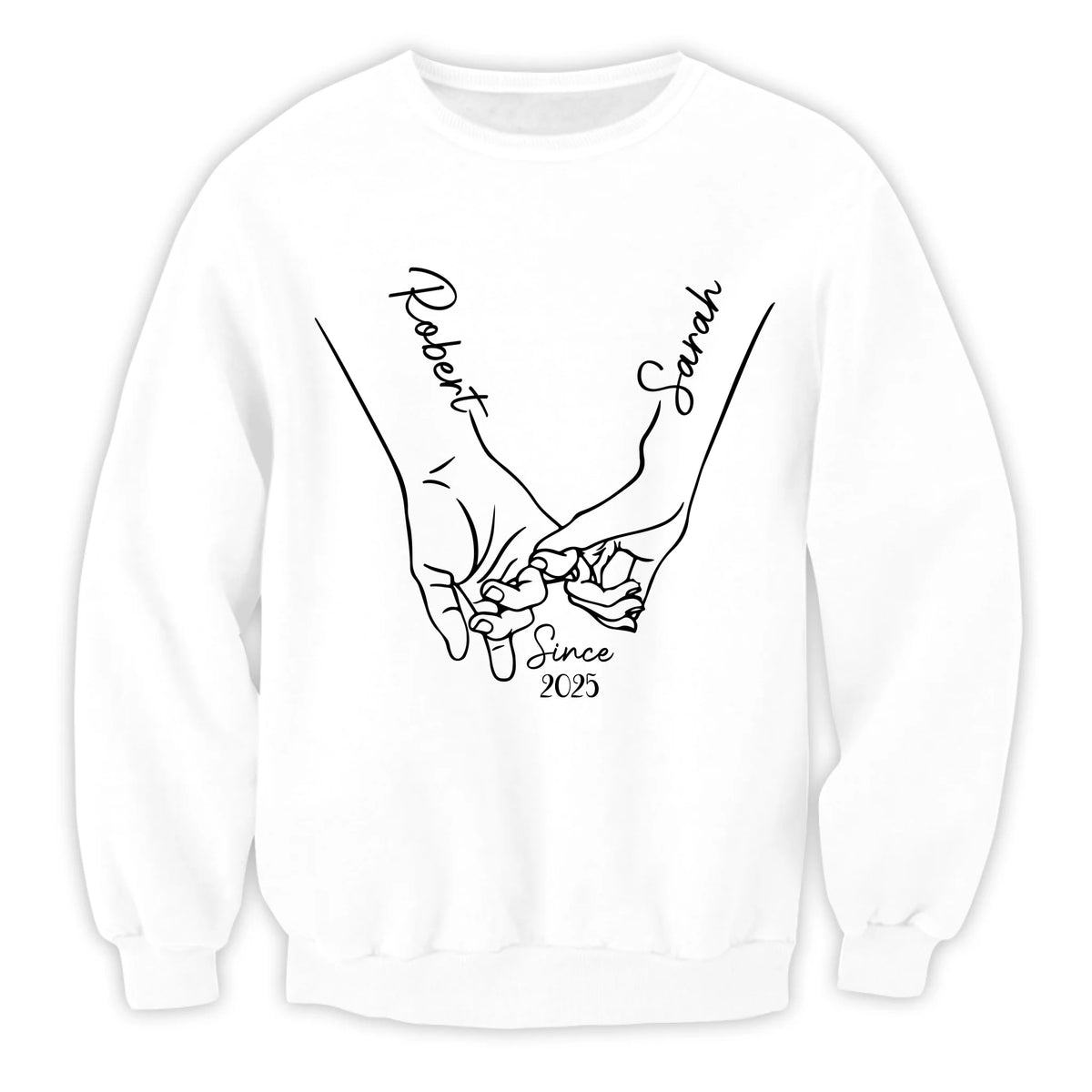 The Promise We Made To Each Other, Sealed Forever In Love - Personalized Sweatshirt, Matching Shirt For Lover, Couple Gift