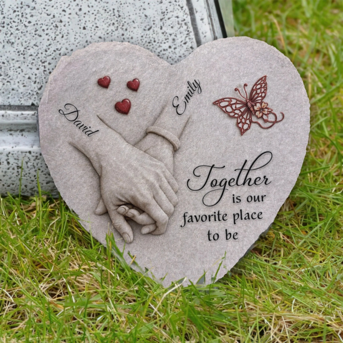 In Your Hand, I Found My Forever - Personalized Stone, Gift For Couples, Romantic Keepsake Gift, Anniversary Gift For Him Or Her