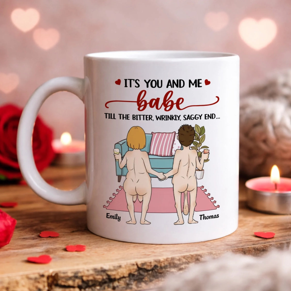 It's You And Me Babe Till The Bitter Wrinkly Saggy End mk 4