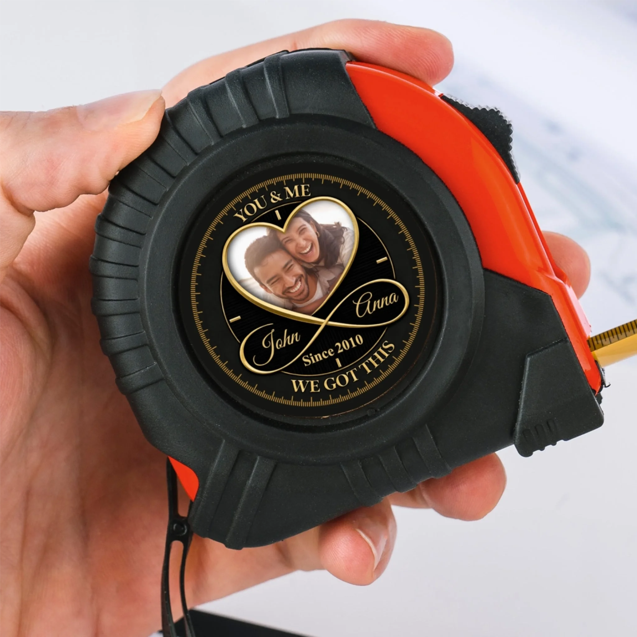 Together Through Every Measure Of Life - Personalized Tape Measure, Gift For Couples, Anniversary Gift For Lover